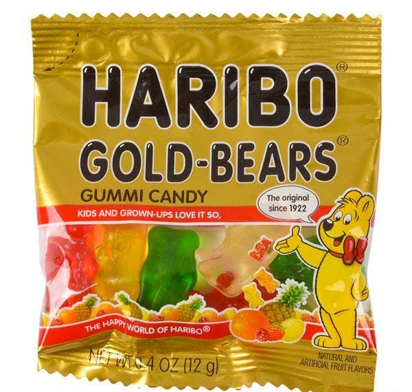 Buy HARIBO MINI GOLD GUMMY BEAR 54PC TUB in Bulk