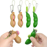 Beans Squeeze Pop it Keychain