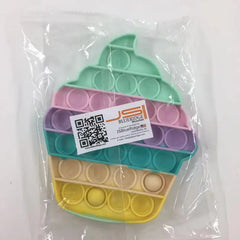 Rainbow Cupcake Pop It Toys