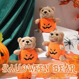 Plush Pumpkin Teddy Bear