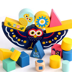 Challenge Your Mind and Creativity with the Assembling Balance Games Wooden Building Block Sets Puzzle Toy