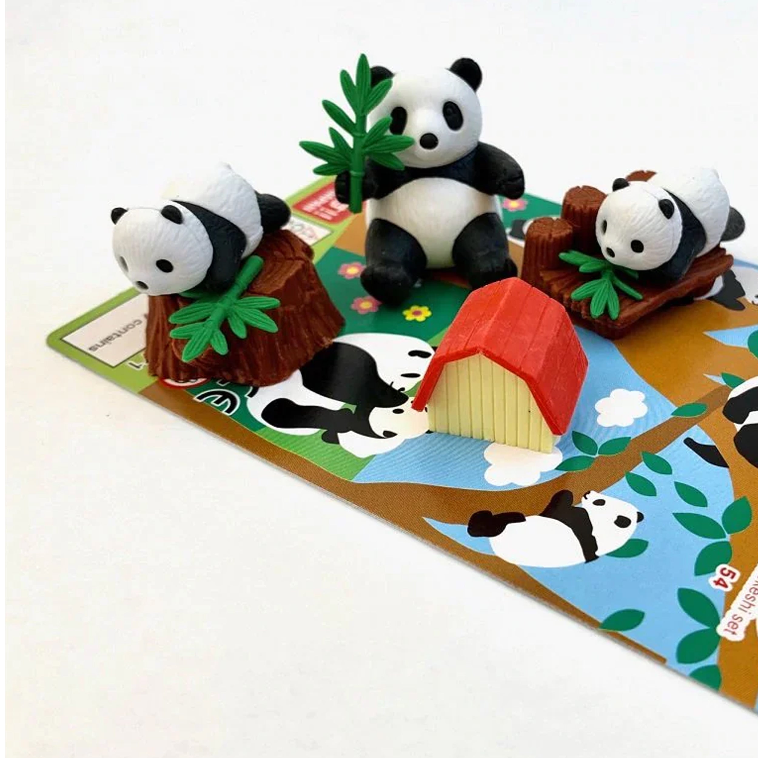 Get Creative with Cute Panda 3D Easter Gift Eraser Stationery Set For Kids