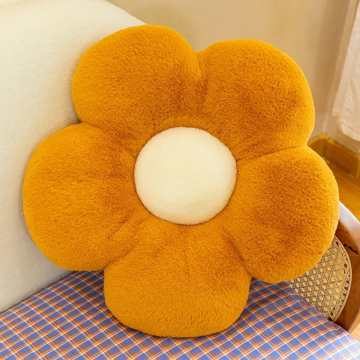 Soft Plush Cushion Sunflower Pillow