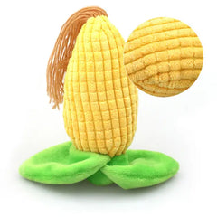 Cute Corn & Cactus Durable Interactive Plush Pet Dog Chew Toys