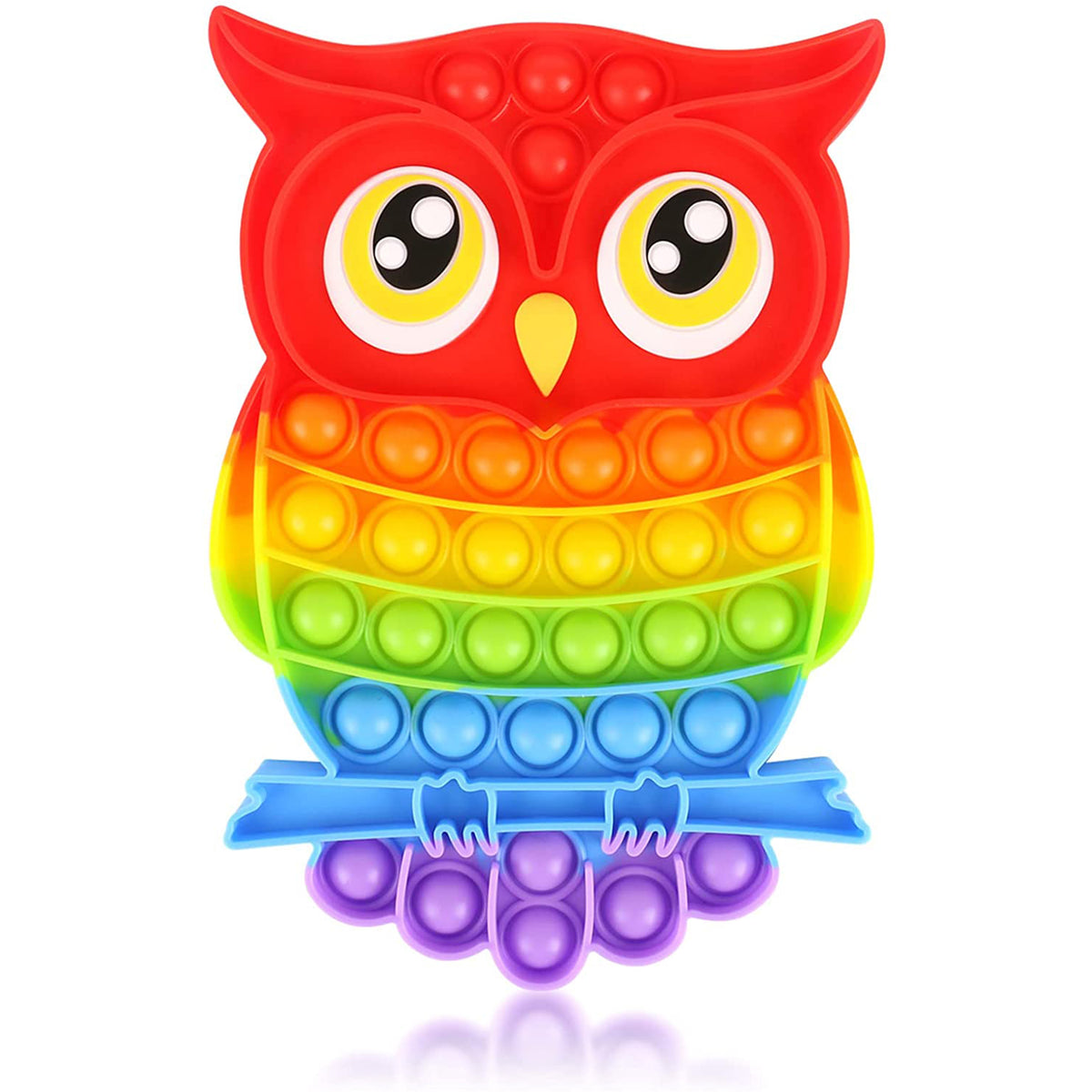 Rainbow Owl Pop it Fidget Toy
