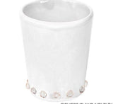 Buy WHITE SHOT GLASS WITH RHINESTONE in Bulk