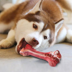 Real Beef Flavor Dog Chew Bones for Aggressive Chewers