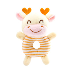 Baby Animal Cartoon Plush Rattle Toys | Soft Hand Bell | 4 Cute Designs Available