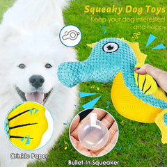 Dental Mesh Squeaky Dog Toys