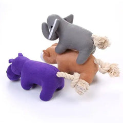 Keep Your Pet Engaged with Our Interactive Animal Shape Plush Pet Dog Chew Toy