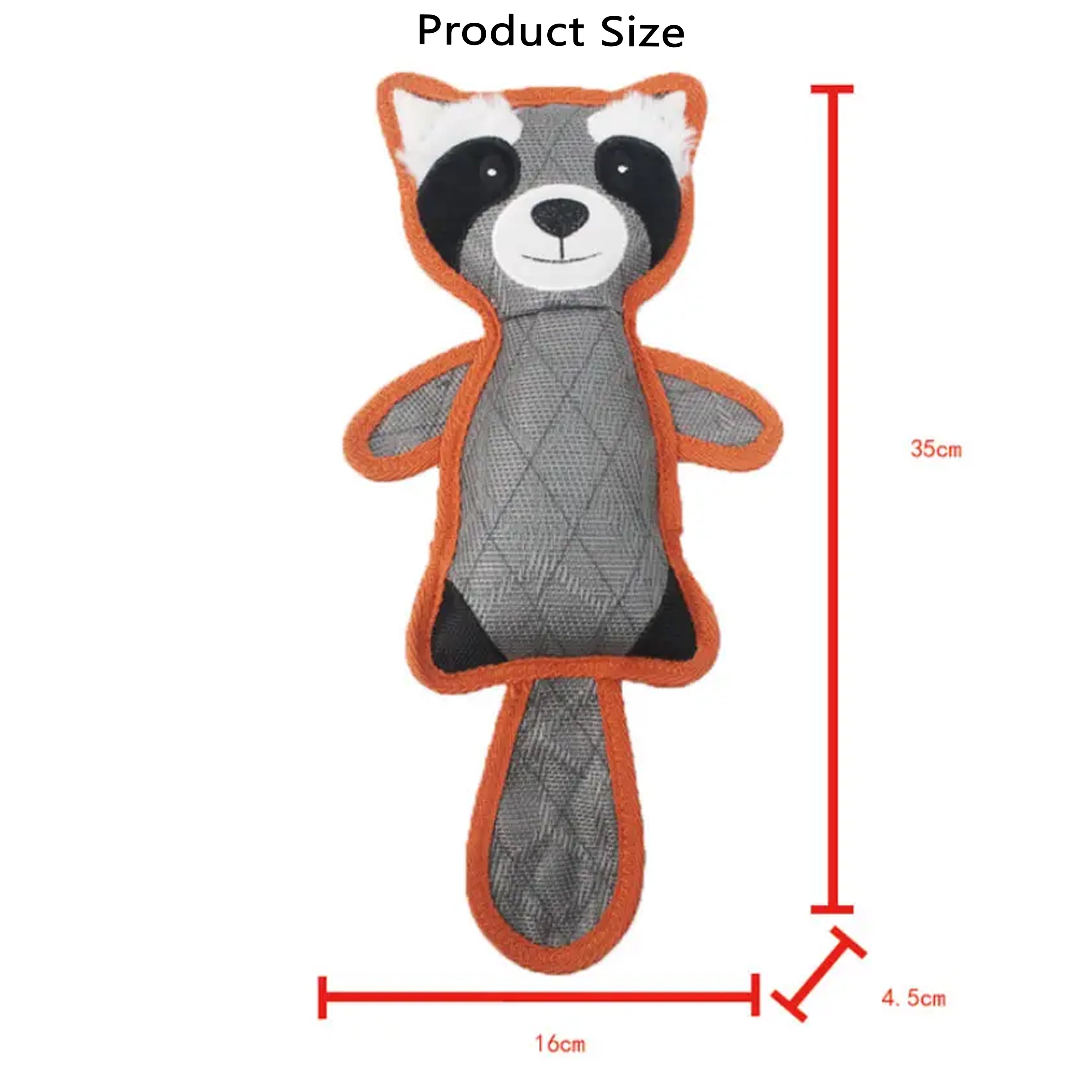 Fox Net Animal Shape Squeaky Pet Toy for Playful Entertainment
