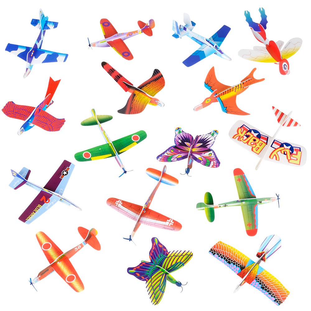 Buy FLYING GLIDER ASSORTMENT 6-8" (48PCS/UNIT) in Bulk