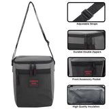 Fridge Pak 6 Can Cooler Bag With Front Mesh Pocket - 2 Colors ( 1 Case=24Pcs) 7$/PC