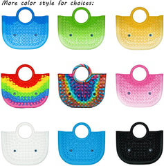 Add a Pop of Green to Your Style with Our Green Pop It Tote Bag