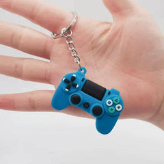 Blue Gamepad Pop it Fidget  Keychain