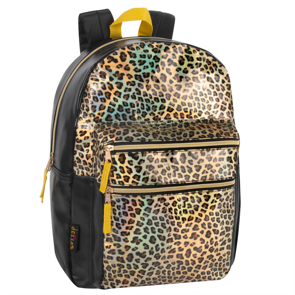 Wholesale Leopard Print Double Zippered Backpack ( 1 Case=24Pcs) 8.05$/PC