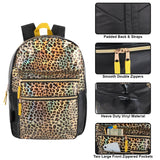 Wholesale Leopard Print Double Zippered Backpack ( 1 Case=24Pcs) 8.05$/PC