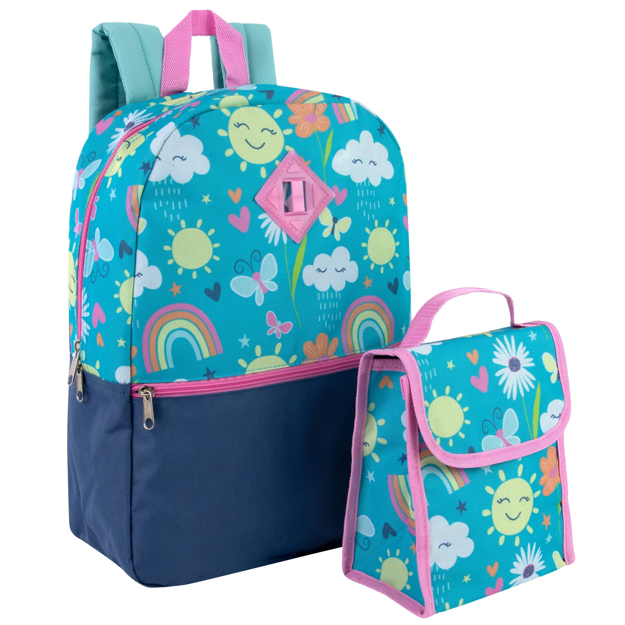 16 Inch Backpack With Matching Lunch Bag ( 1 Case=24Pcs) 9.8$/PC