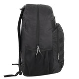 19 Inch Dual Strap Daisy Chain Backpack With Laptop Sleeve - Black ( 1 Case=24Pcs) 15.40$/PC