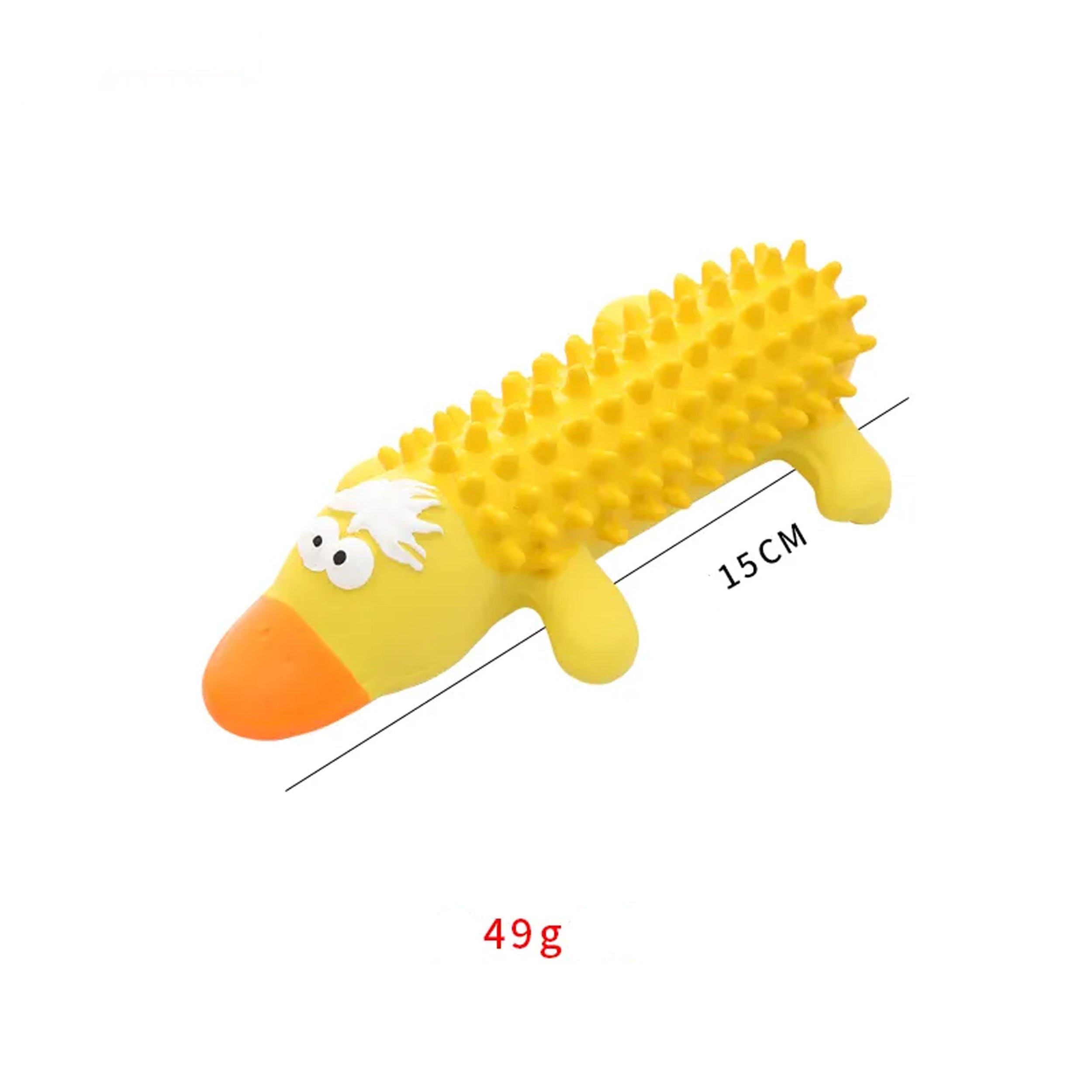 Keep Your Dog Entertained with Our Duck Latex Dog Chew Toy