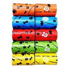 Biodegradable Portable Dog Waste Poop Bags - Scented, Green, and Plastic-Free