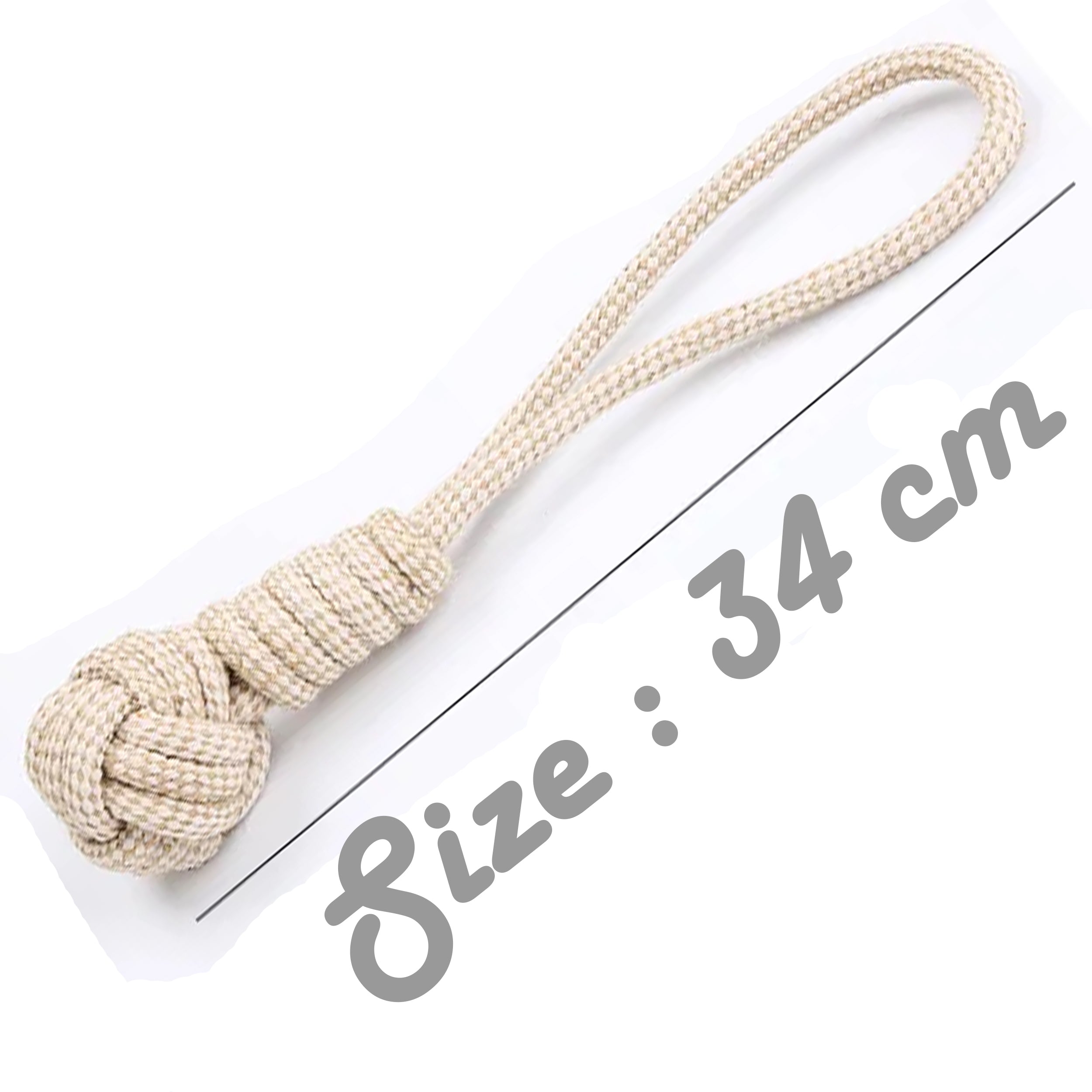 Keep Your Dog's Teeth Healthy and Strong with Our Durable Braided Sisal Cotton Rope Ball Dog Chew Toy