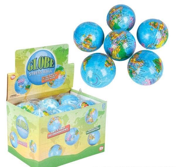 Buy 3" GLOBE STRESS BALL in Bulk