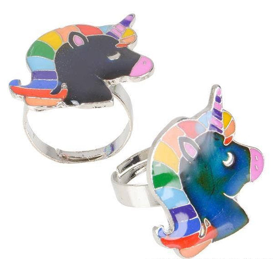 Buy UNICORN MOOD RING 1" (24PCS/UNIT) in Bulk