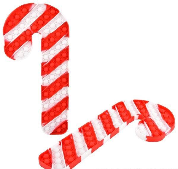 Buy CANDY CANE MEGA BUBBLE POPPER 17" in Bulk