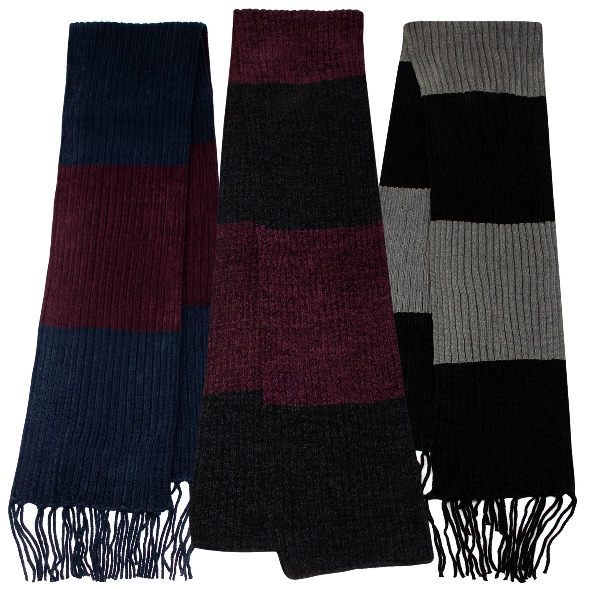 Buy Unisex Wholesale Scarf in Assorted Colors And Styles - Bulk Case of 24