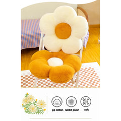 Soft Plush Cushion Sunflower Pillow
