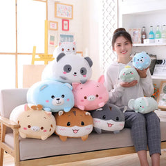 Add Some Cuteness to Your Home Décor with Our Animal Family Stuffed Pillow Dolls