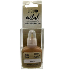 Brea Reese Liquid Metal Gold Colored Water Based Pigment Ink 20 ML