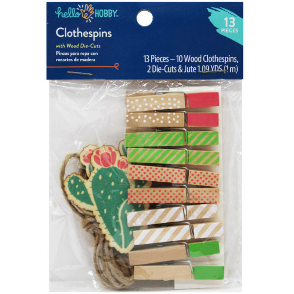 hello hobby decorative craft clothespins
