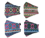 Wholesale Aztec print face Mask with Filter Sleeve. Washable & reusable!