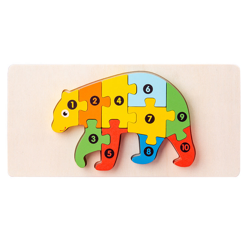 Multicolor Jigsaw Wood Puzzles