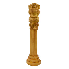 Add a Touch of Traditional Charm to Your Home with our Wooden Handcrafted Ashok Stambh!