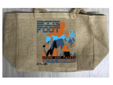 Wholesale BIGFOOT MARIJUANA BURLAP TOTE BAG