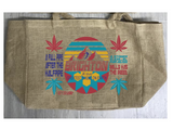 Wholesale BRIGHTON UTAH BURLAP TOTE BAG