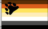 Wholesale BEAR PAW RAINBOW PRIDE  3 X 5 FLAG ( sold by the piece )