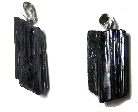 Buy BLACK TOURMALINE ROUGH NATURAL MINERAL STONE PENDANT (sold by the piece or bag of 10Bulk Price