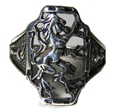Wholesale GRIFFIN HORSE DRAGON SILVER BIKER RING  (Sold by the piece) *