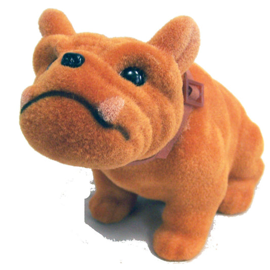Wholesale Half Sitting Bulldog Stuffed Bobbing Bobble Head Bulldog | Adorable Plush Toy  (Sold by the piece or dozen)