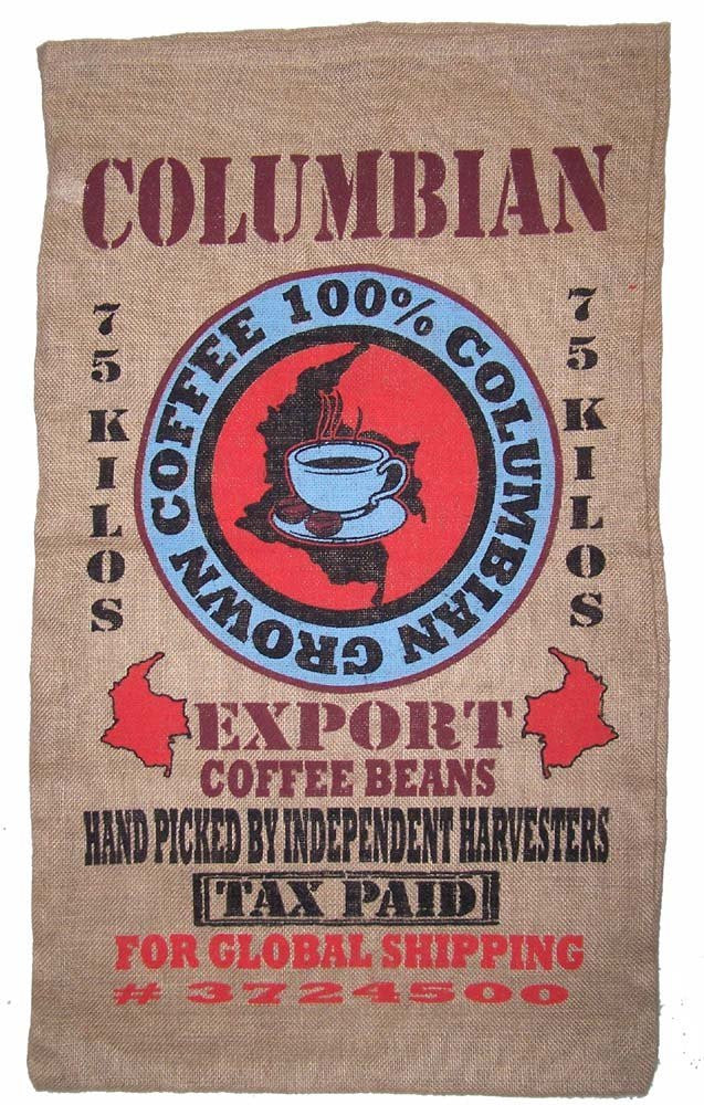 Columbian Coffee Burlap Bag in Bulk