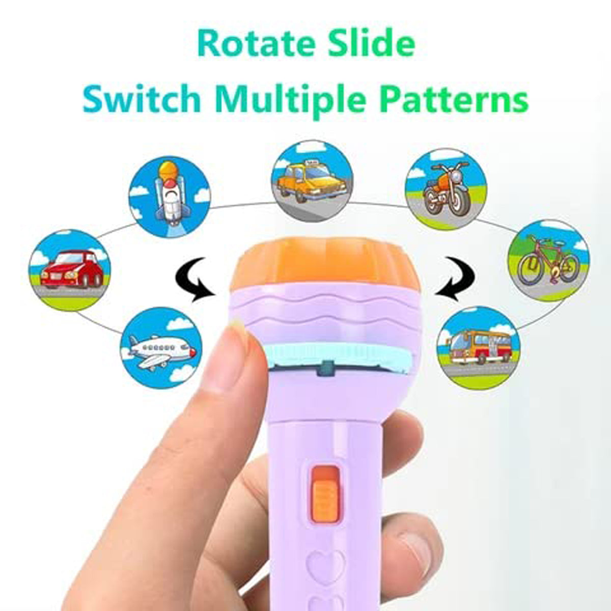 Projector Flashlight Toy for Kids