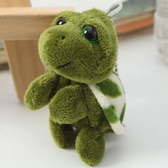 Sea Turtle with Big Eyes Soft Plush Stuffed Keychains - Assorted Colors