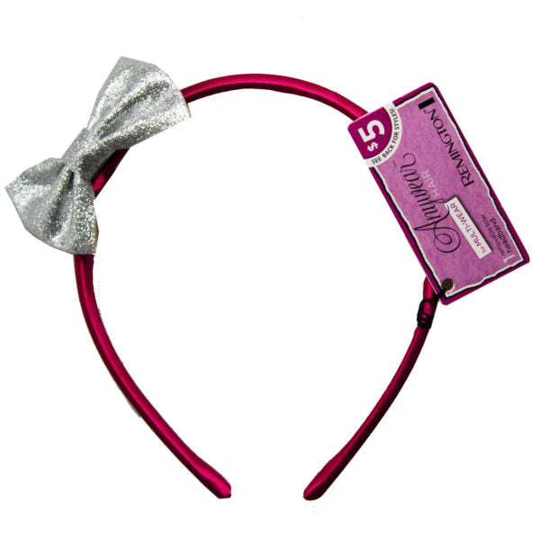 Removable Bow Pink Head Band