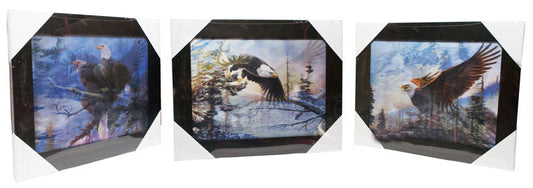 Bulk Buy 3D Picture of Flying Eagle with Frame Wholesale