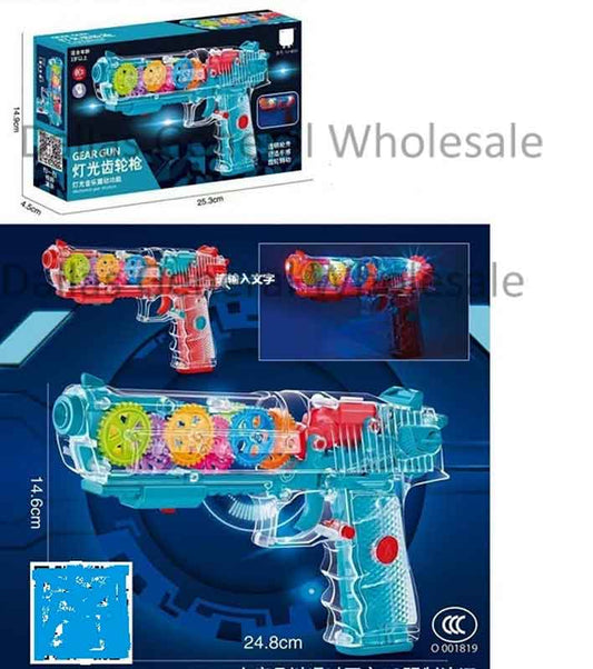 Bulk Buy Toy Transparent Mechanical Pistol Guns Wholesale