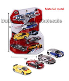 Bulk Buy 4 PC Toy Metal Friction Cars Play Set Wholesale